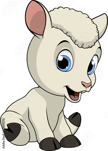 Little funny lamb