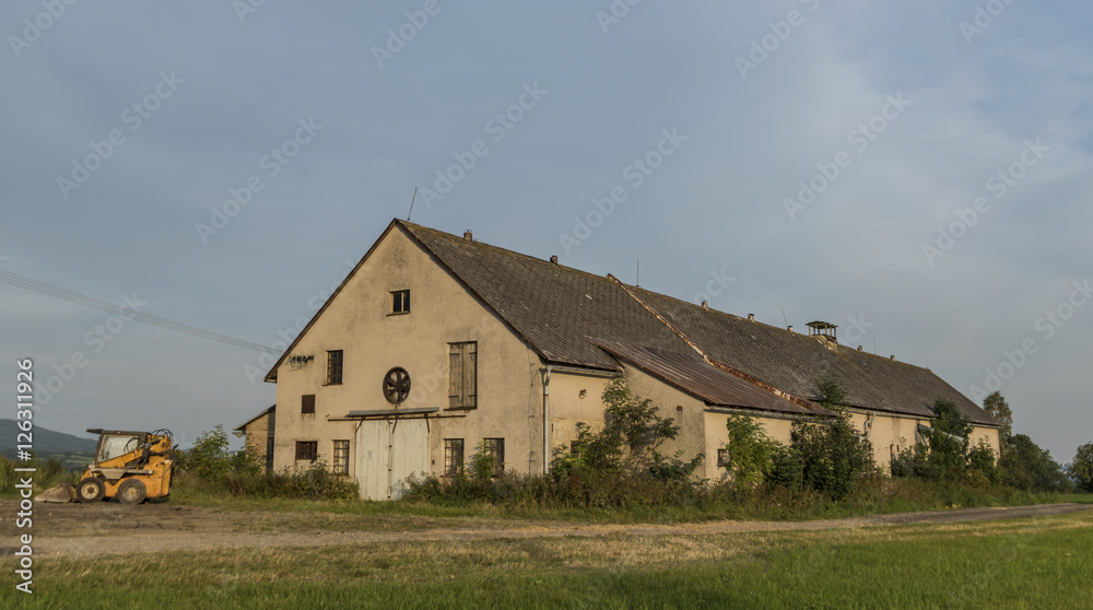 Building for cow in Roprachtice village