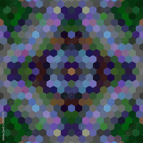 Wallpaper Mural Kaleidoscopic low poly hexagon style vector mosaic background Torontodigital.ca