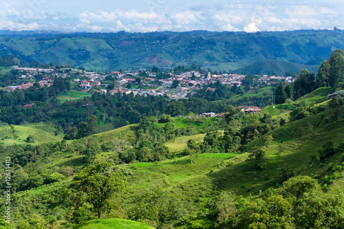 Beautiful Landscape and Salento, Colombia