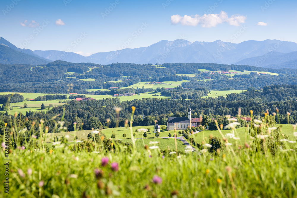 Fototapeta premium Irschenberg, Bavaria, Germany