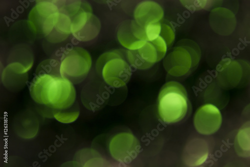 Bokeh blurred green natural background
