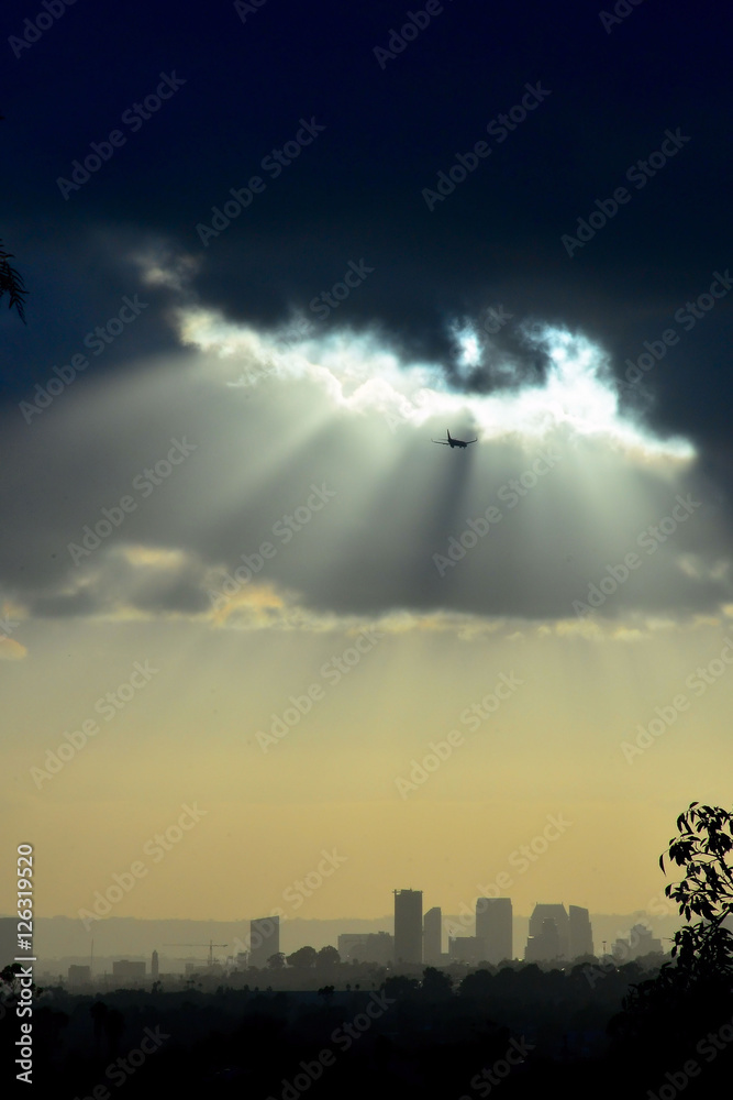 Fototapeta premium SAN DIEGO SUNSET 1
