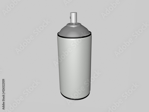 Spray can/Spray can 3d render