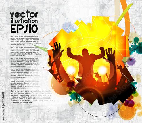 Music event illustration