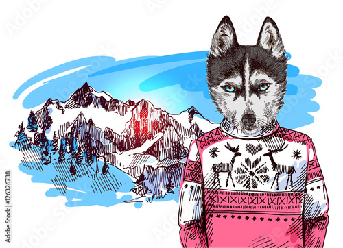 animals in mountains