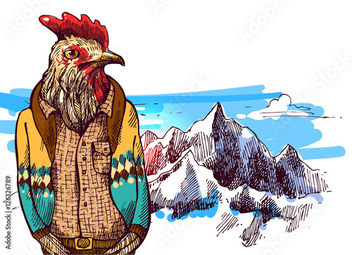 animals in mountains