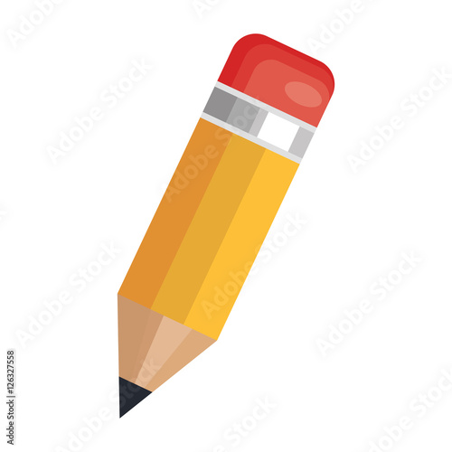 pencil school supply isolated icon vector illustration design