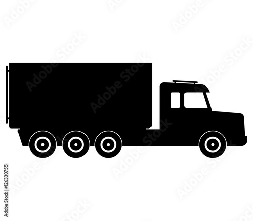 Truck icon isolated on white background