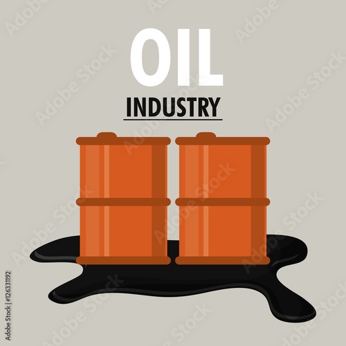 Barrel icon. Oil price industry fuel production and gasoline theme. Isolated design. Vector illustration