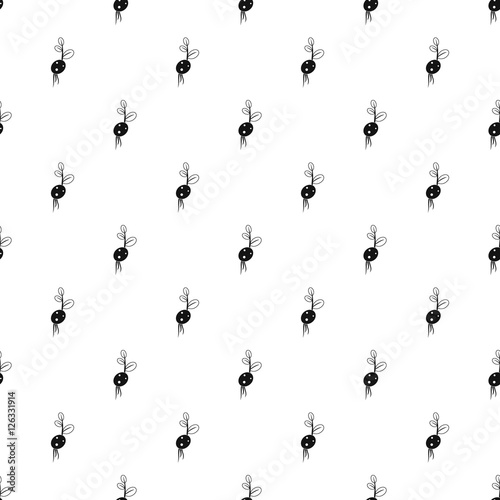 Potato seed pattern. Simple illustration of potato seed vector pattern for web © ylivdesign