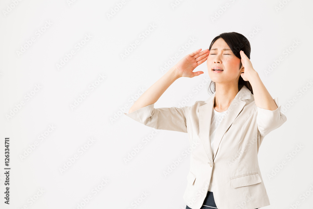 portrait of asian businesswoman isolated on white background portrait of asian businesswoman isolated on white background