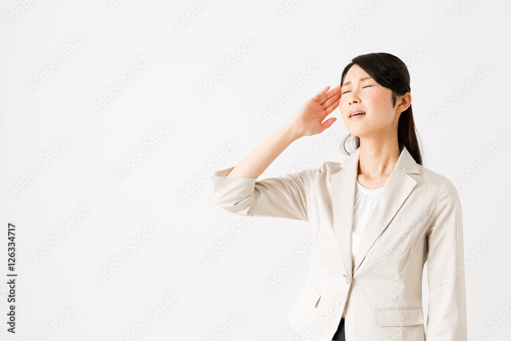 portrait of asian businesswoman isolated on white background portrait of asian businesswoman isolated on white background
