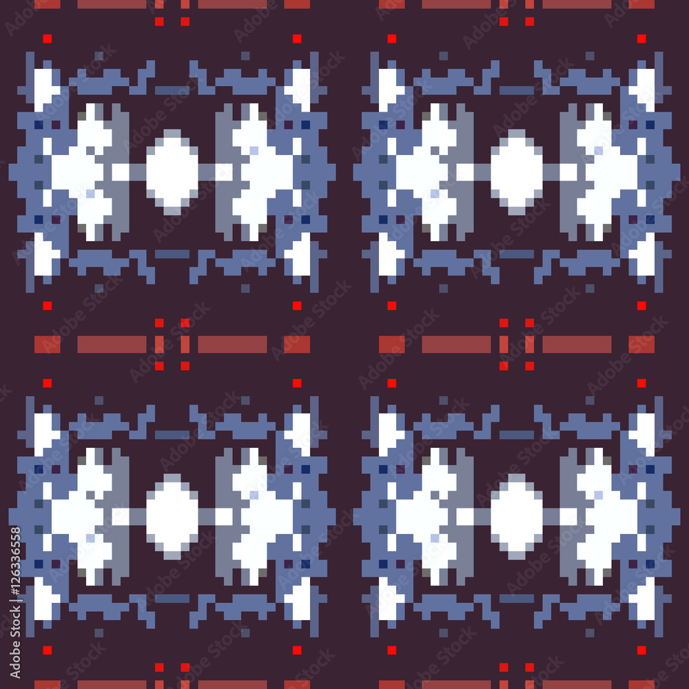 Fototapeta premium seamless tileable pixel texture pattern