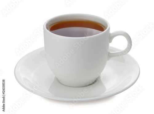 Wallpaper Mural cup of tea isolated on white background Torontodigital.ca