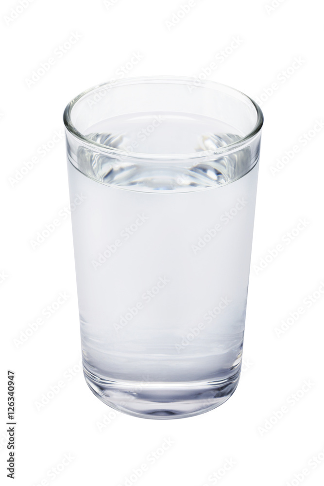 glass of water isolated on white background with clipping path glass of water isolated on white background with clipping path