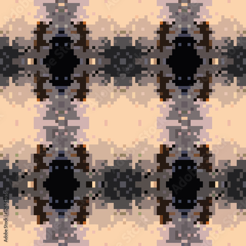 Fototapeta Naklejka Na Ścianę i Meble -  seamless tileable pixel texture pattern