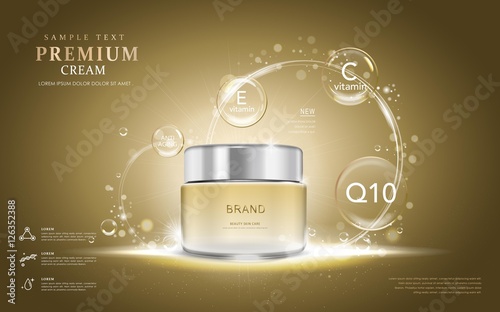 Premium cream ads