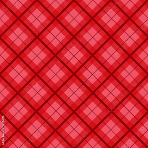 Red Christmas Tartan Vintag...