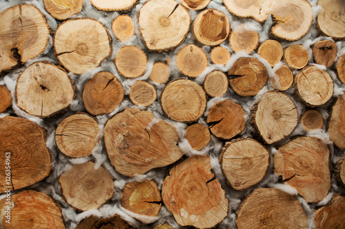 Wood  Logs background    