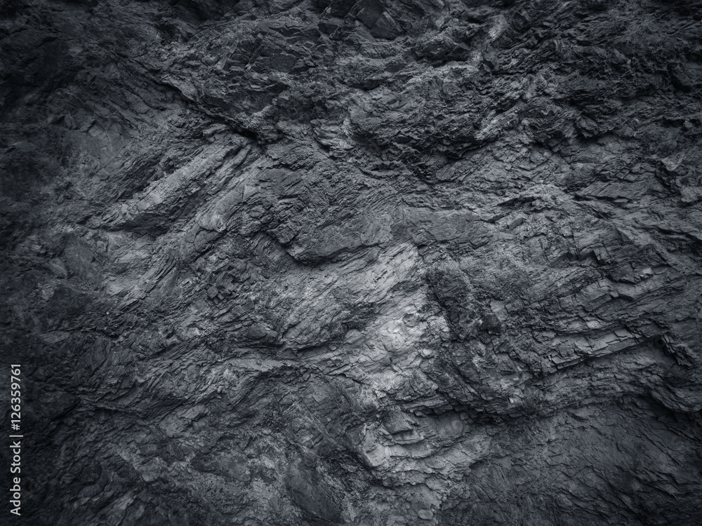 Obraz premium Ciemnoszare czarne tło łupków