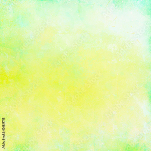 grunge background in yellow and green colors