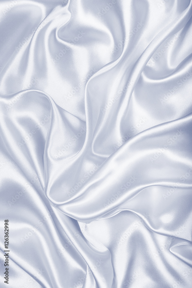 Fototapeta premium Smooth elegant grey silk or satin texture as background