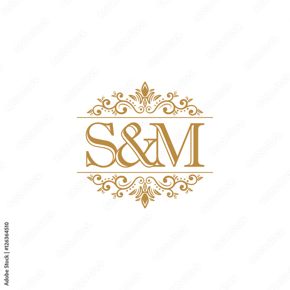 Alphabet letters Initials Monogram logo MS, SM, M and S 20456188 Vector Art  at Vecteezy