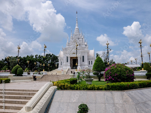 Tourist Attraction, The City Pillar Shrine of Surat Thani province of Thailand. Surat Thani is province in southern of Thailand