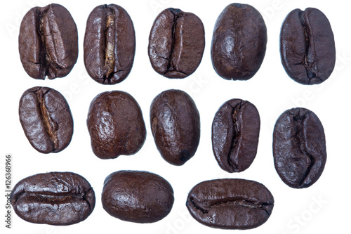 Coffee beans. The invigorating drink. Morning. Fragrant.