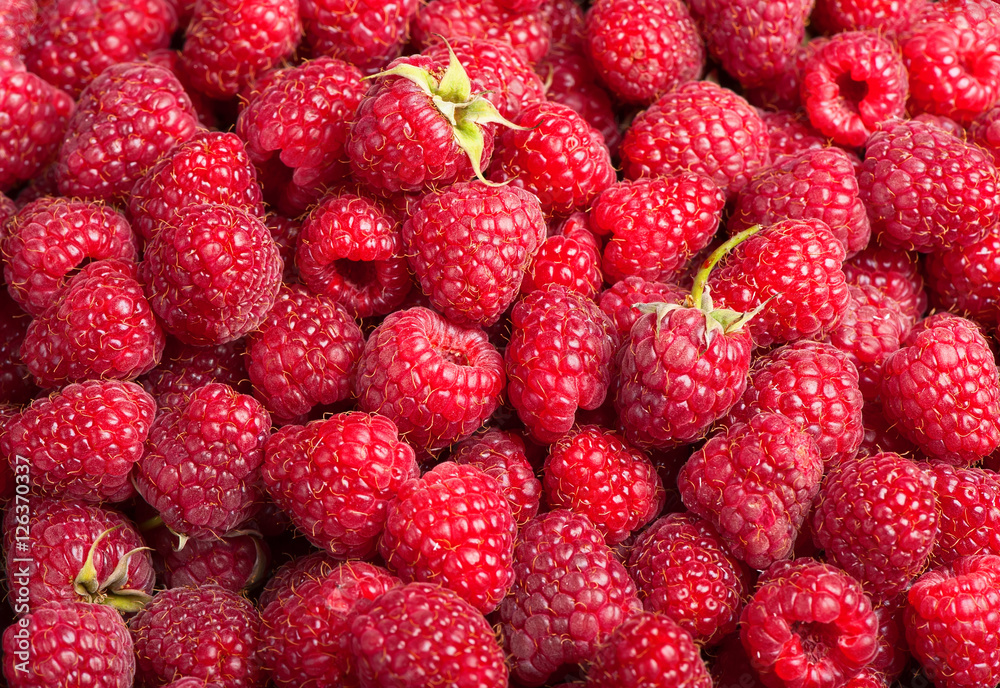 Fresh raspberries Fresh raspberries