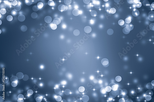 blue festive abstract winter background