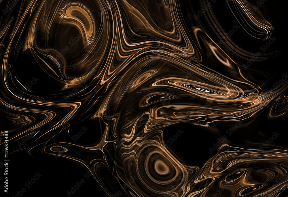 Obraz premium Abstract background with wavy elements. Fractal art background for creative design.