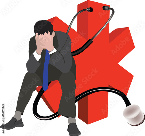 persona disperata esame medico