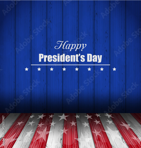 Abstract Wallpaper for Happy Presidents Day of USA