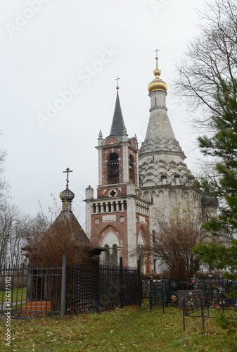 The Church of the Transfiguration in the village of the Ostrow. Outstanding monument of architecture of the XVI century. photo