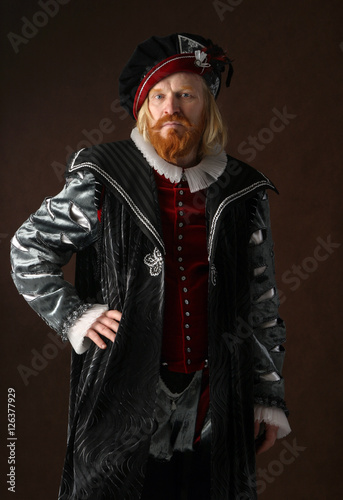 portrait of a man of the Middle Ages