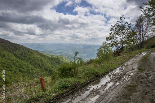 Mountain road photo