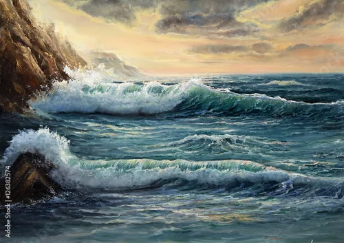 Fototapeta samoprzylepna Brzeg oceanu