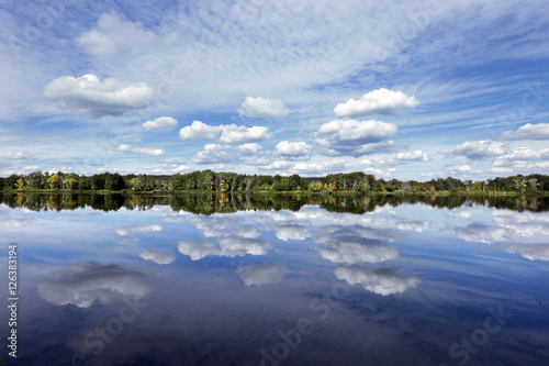 fluffy white clouds