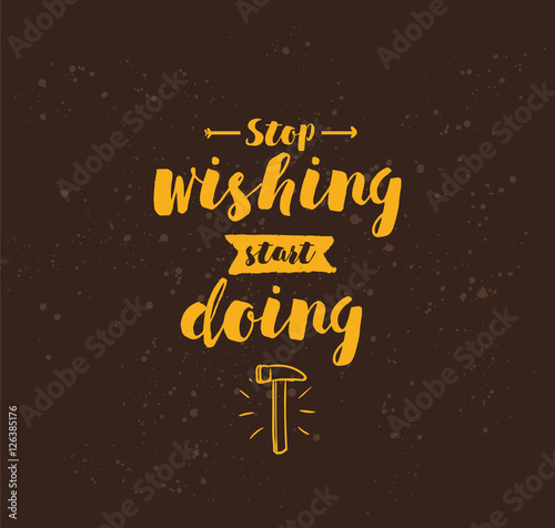Typography for poster, invitation, greeting card or t-shirt.
