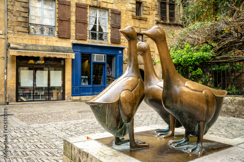 Fototapeta Naklejka Na Ścianę i Meble -  street of sarlat la caneda, france