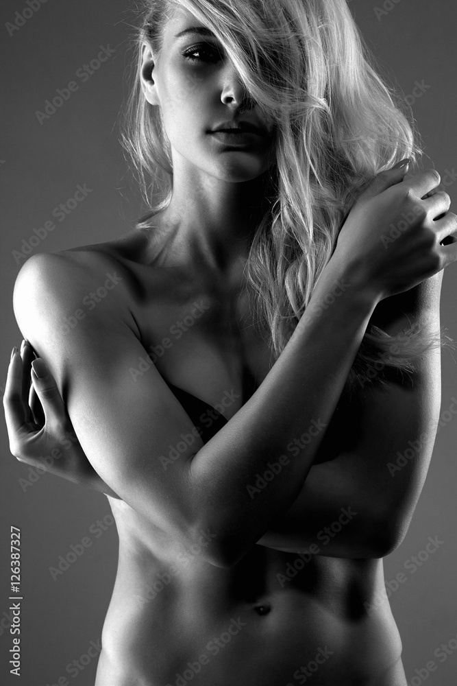 sexy beautiful young woman.underwear.fashion.nude woman.naked body foto de  Stock | Adobe Stock