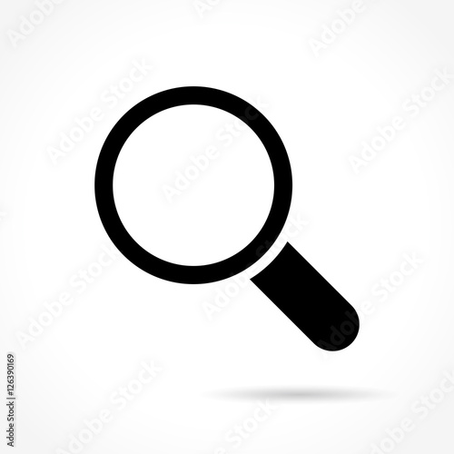 search icon on white background