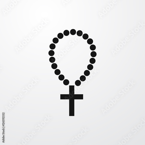 rosary icon illustration