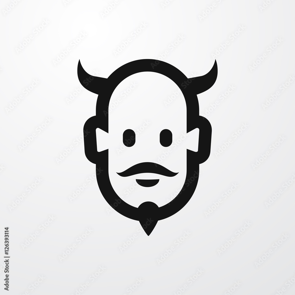 devil icon illustration devil icon illustration