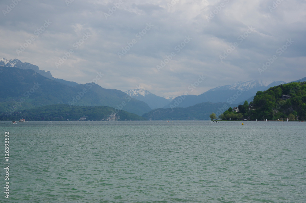 View of the lake of Annecy