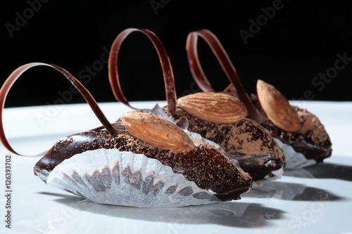 chocolate cake with almonds © salman2
