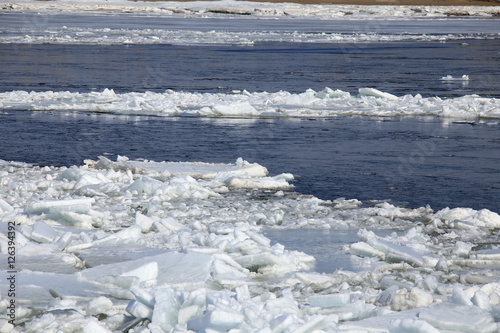  ice on the river