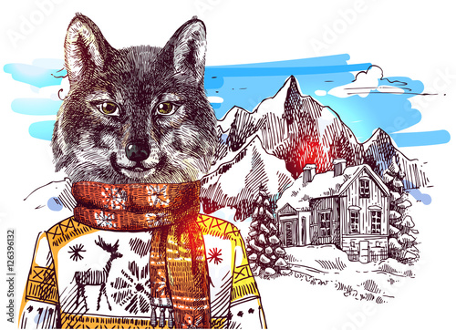 animals in mountains